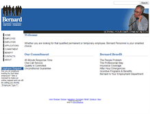 Tablet Screenshot of bernardstaff.com